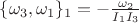 $\{\omega_3,\omega_1\}_1=-\frac{\omega_2}{I_1{I_3}}$