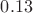 $ 0.13$