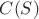 $C(S)$