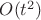 $O(t^2)$