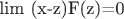 lim (x-z)F(z)=0 lim (x-z)F(z)=0