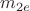 $m_{2e}$