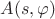 $A(s,\varphi)$