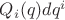 $Q_i(q)dq^i$