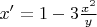 $x' = 1-3\frac{x^2}{y}$