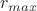 $r_{max}$