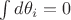 $\int d\theta_i = 0$