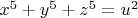 $x^5+y^5+z^5=u^2$