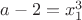 $a-2=x_1^3$