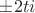 $\pm2ti$