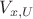 $V_{x,U}$