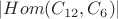 $|Hom(C_{12},C_{6})|$