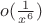 $o(\frac{1}{x^6})$