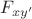 $F_{xy'}$