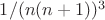 $1/(n(n+1))^3$