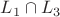 $L_1 \cap L_3$