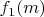 $f_1(m)$
