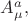 $A^a_\mu,$