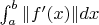 $\int_a^b\|f'(x)\|dx$