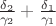 $\frac{\delta_2}{\gamma_2} + \frac{\delta_1}{\gamma_1}$