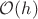$\mathcal{O}(h)$