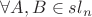 $\forall A,B\in\mathfrac{sl}_n$