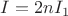 $I=2nI_1$ $I=2nI_1$