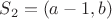 $S_{2} = (a - 1, b)$