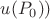 $u(P_0))$
