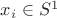 $x_i\in S^1$