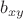 $b_{xy}$