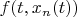 $f(t,x_n(t))$