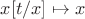 $x[t/x] \mapsto x$