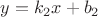 $y=k_2x+b_2$