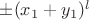 $\pm(x_1+y_1)^{\l}$