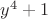 $ y^4+1 $