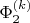 $\Phi_2^{(k)}$