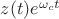 $z(t)e^{\omega_ct}$