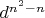 $d^{n^2-n}$