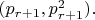 $(p_{r+1},p^2_{r+1}).$