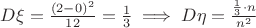 $D\xi=\frac{(2-0)^2}{12}=\frac{1}{3}\implies D\eta=\frac{\frac{1}{3}\cdot n}{n^2}$