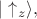 $|\uparrow_z\rangle,$