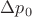\Delta p_0