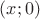 $(x; 0)$
