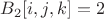 $B_2[i,j,k]=2$