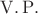 $\operatorname{V.P.}$
