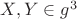 $X,Y\in{g^3}$