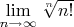 $\lim\limits_{n\to \infty}\sqrt[n]{n!}$