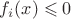$f_i(x)\leqslant 0$