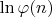 $\ln\varphi(n)$
